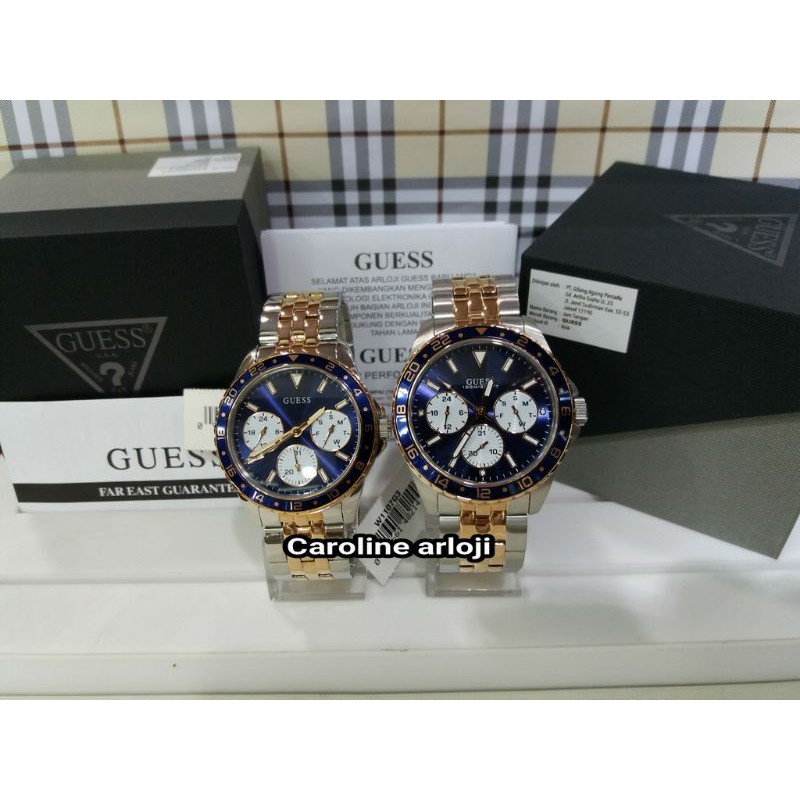 JAM TANGAN COUPLE GUESS W1107G3-W1187L3