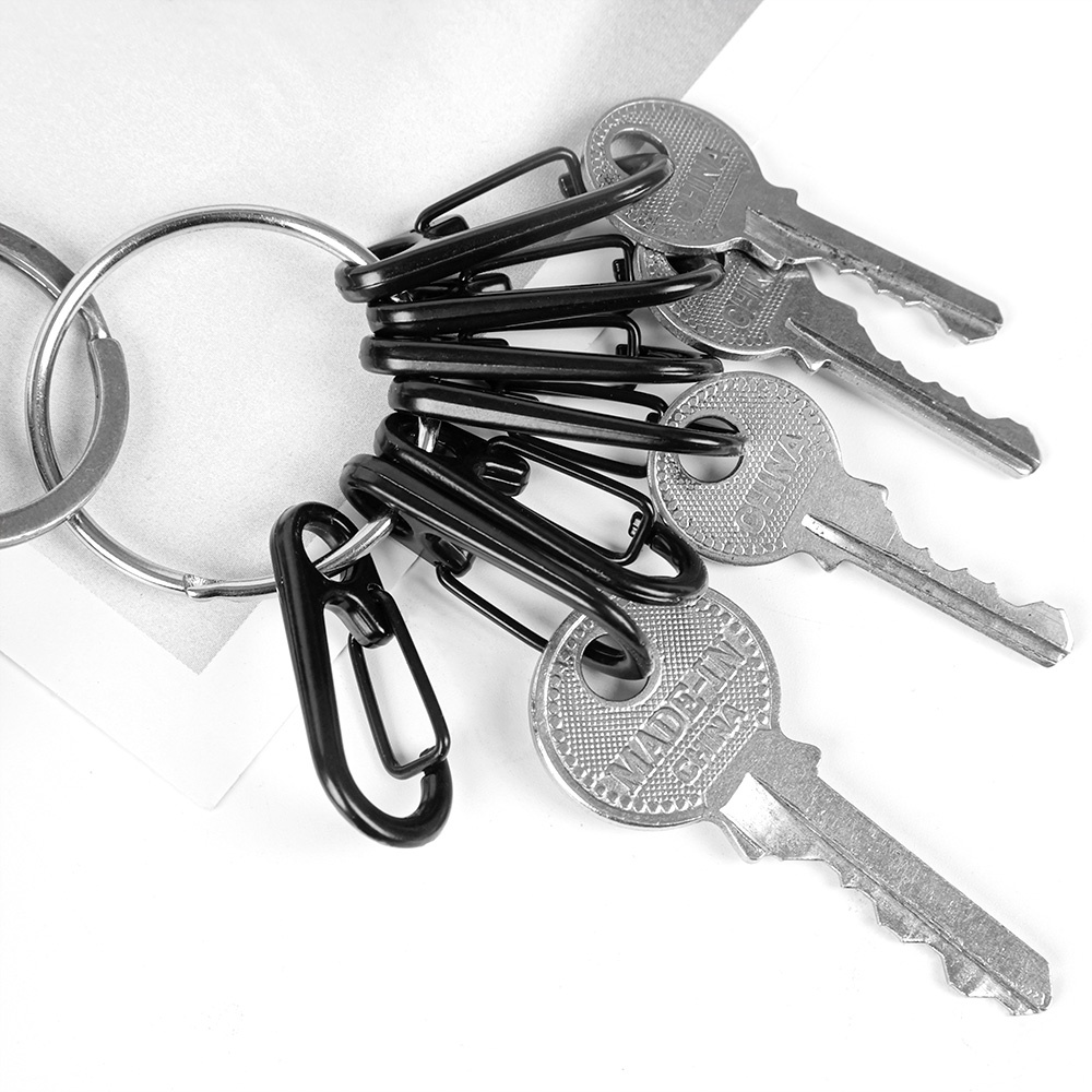 1pcs Camping Hiking Mini Musim Semi Ransel Carabiner Klip Mendaki Outdoor D-Ring Alloy Aksesoris Gantung Gesper Gantungan Kunci