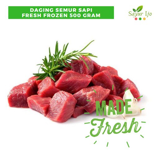 

Daging Semur Sapi Super 450 - 500 Gram Per Pack Fresh Frozen Grade A Beef Lokal Segar