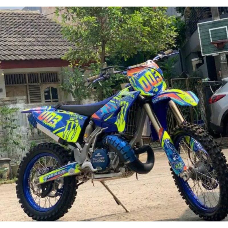Decal Yz250X Oracal fluo stabilo