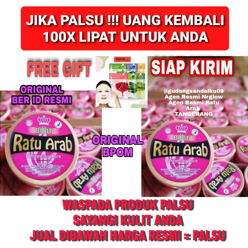 Bibit Ratu Arab Original/ Lotion Pemutih Kulit Ampuh Sudah Bpom