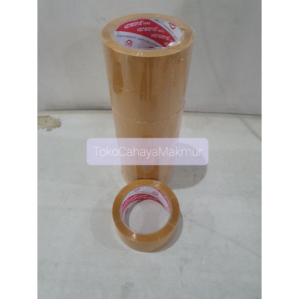 Lakban Cokelat 2 Inch x 100 Yard ( 48mm x 100Yard ) Super Tebal