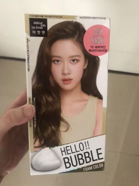  MISE  EN  SCENE  Hello Bubble Hair Color Shopee Indonesia