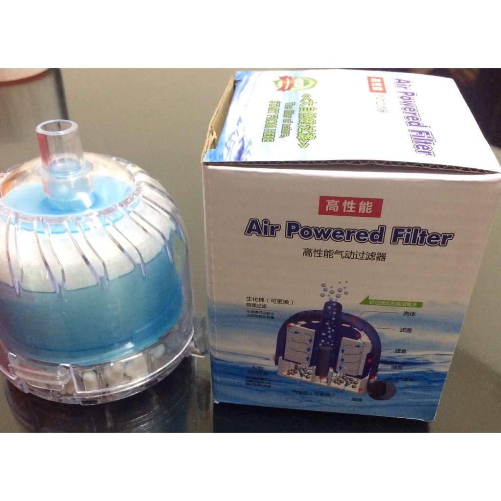 Air Powered Filter Aquarium BULAT / KOTAK