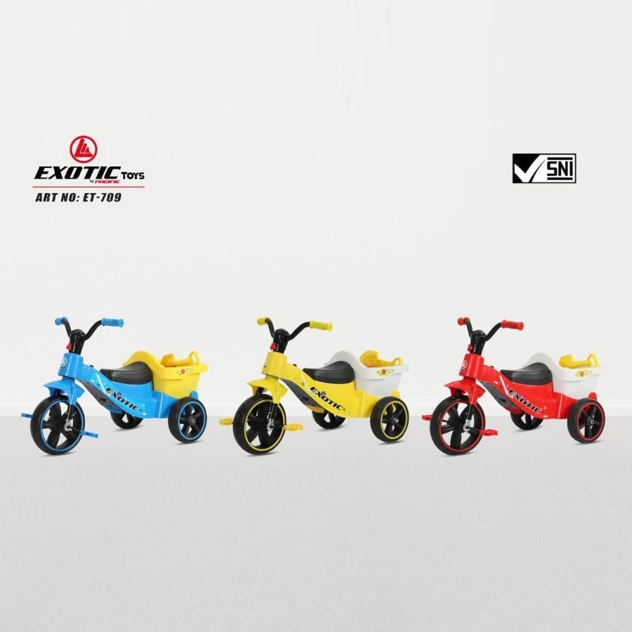 Exotic Tricycle ET709 / Sepeda Roda Tiga Anak