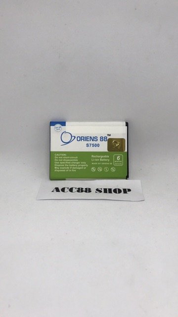 Baterai Batre Battery Double Power IC Samsung Ace Plus S7500 OR88/ Oriens88