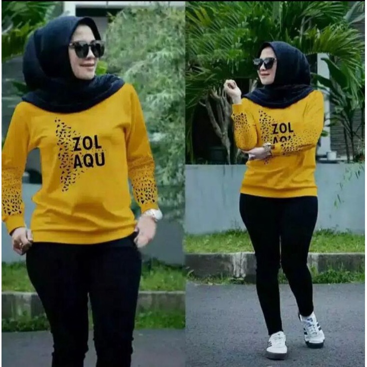 BAJU ZOLAQU /SWEATER ZOLAQU (COD) BAJU WANITA LENGAN PANJANG/ATASAN WANITA TERBARU 202