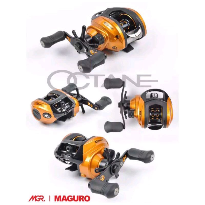 Reel Maguro BC Octane | Handle kiri | Casting | Gabus | Toman