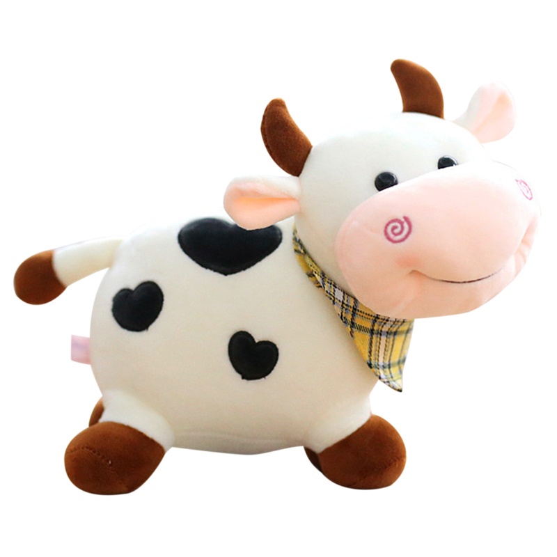 Mary Lovely Huggable Pillow Plush Cow PP Cotton Maskot Hewan Dekorasi Kamar Anak