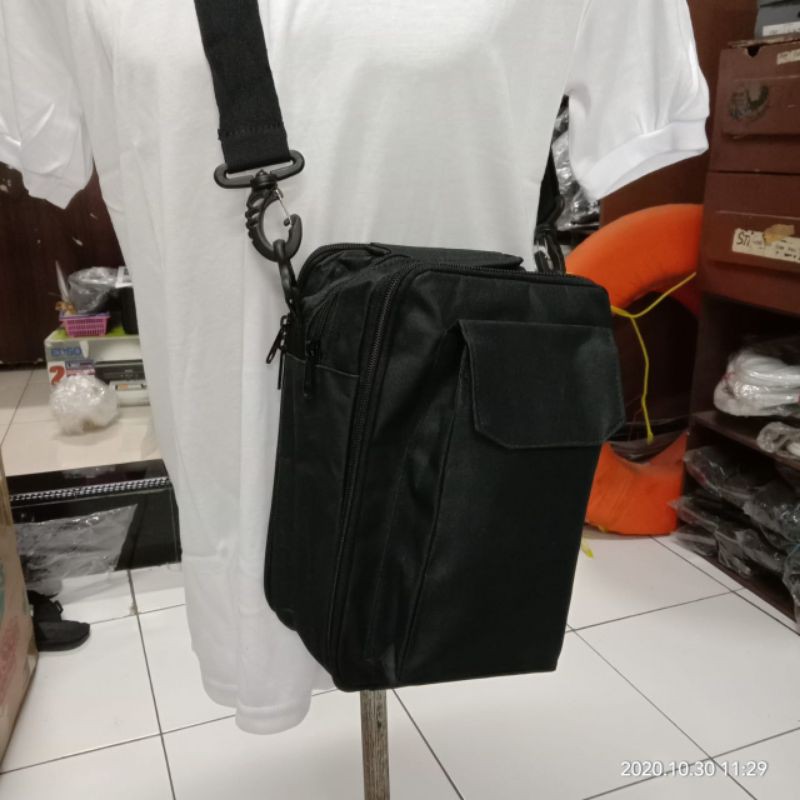 Tas|Tas Selempang pria|Tas Slempang polos hitam | Tas hitam polos pria