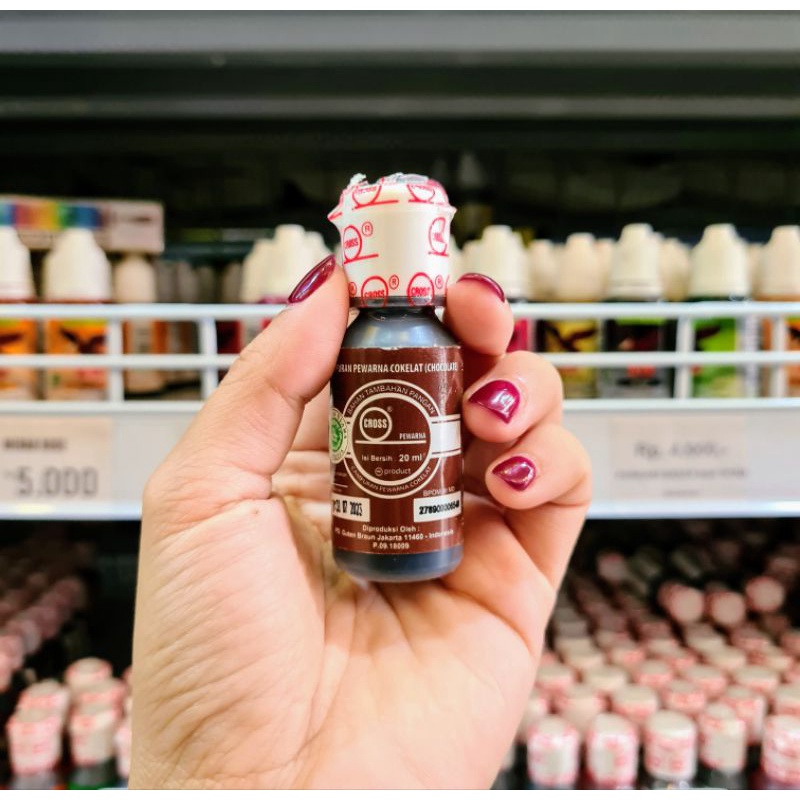 

CROSS PEWARNA MAKANAN COKELAT CHOCOLATE 20ML
