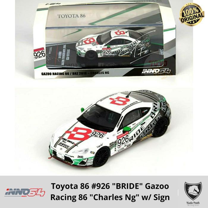 Inno 1/64 Toyota 86 Bride Gazoo Racing 86 Charles Ng Brz 2016 By Eastern