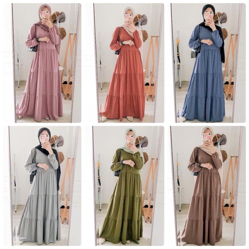 AMANDA GAMIS bahan rayon twill by HOME DRESS