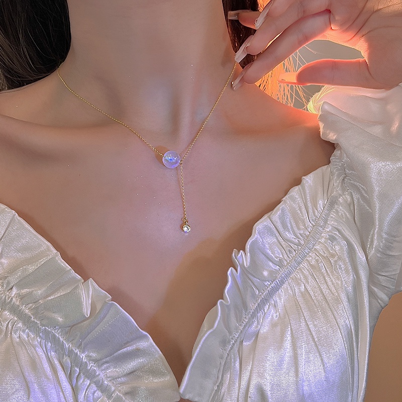 Kalung Mutiara Model Mermaid Untuk Wanita