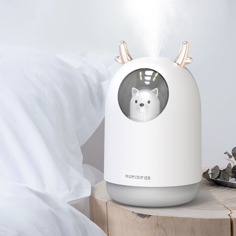 Humidifier Diffuser Aroma Diffuser 300ML Ultrasonic Oil Diffuser Aroma Pengharum Ruangan -Beruang