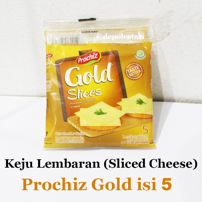 

Keju Prochiz Gold Slices isi 12 - Keju Lembaran