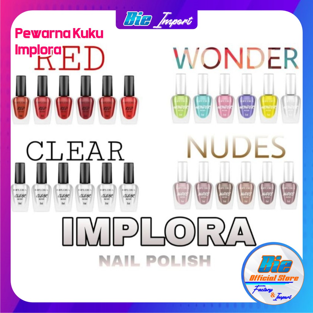 IMPLORA Pewarna Kuku Kuteks Origial Impor