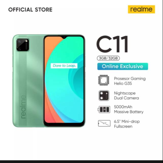 Realme c11 ram 3/32