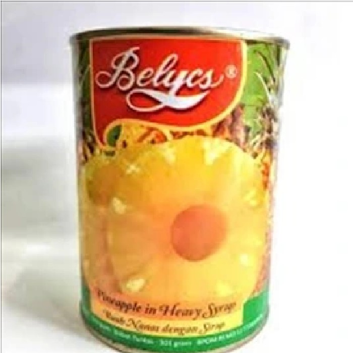 BELYCS Pineapple in Heavy Syrup / Buah Nanas dalam Sirup 565 Gram