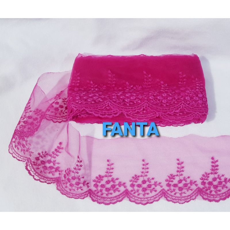 RENDA TILE FI 3260 BORDIR LEBAR +-10CM HARGA PER ROLL ISI 13,5 METER