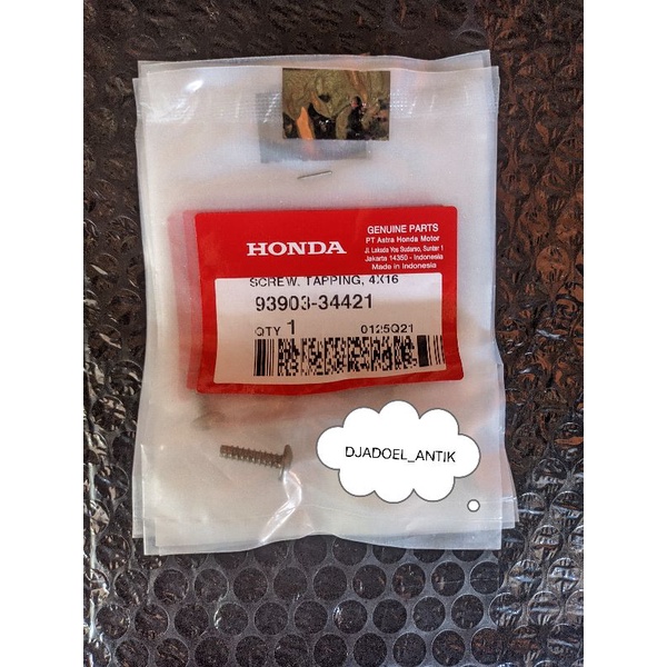 BAUT SCREW TAPPING 4X16 HONDA ORIGINAL