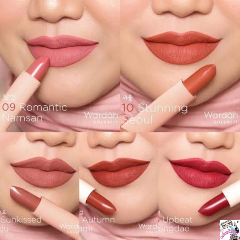 ☃Cutezz_Ching1☃Wardah Colorfit Ultralight Matte Lipstick