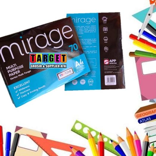 

☟ Kertas Print Fotocopy HVS A4 70 gr - IK COPY PAPER (Setara Paperone) - MIRAGE ✤