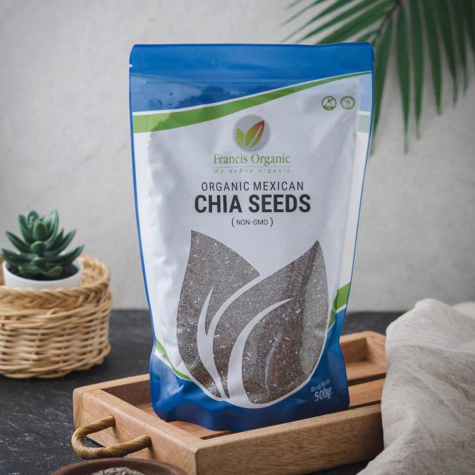 

Terhot! Organic Chia Seeds 500Grams (Francis Organic) <