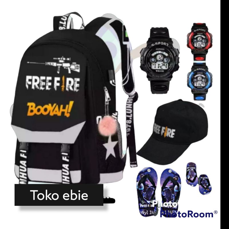 Tas ransel sekolah anak laki laki karakter FF - tas fashion anak laki laki karakter superhero murah 