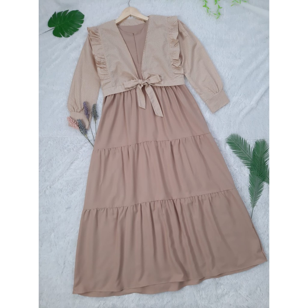 BAJU GAMIS WANITA CANTIK PEREMPUAN CEWEK REMAJA DEWASA SYARI SYAR'I ASDF PESTA POLOS SIMPLE KONDANGAN MUSLIMAH MOSCREPE PREMIUM JUMBO BUSUI TERMURAH MURAH TERLARIS ELEGAN MEWAH IMPORT TERBARU KEKINIAN 2021 2022 REMAJA WANITA KEKINIAN-1