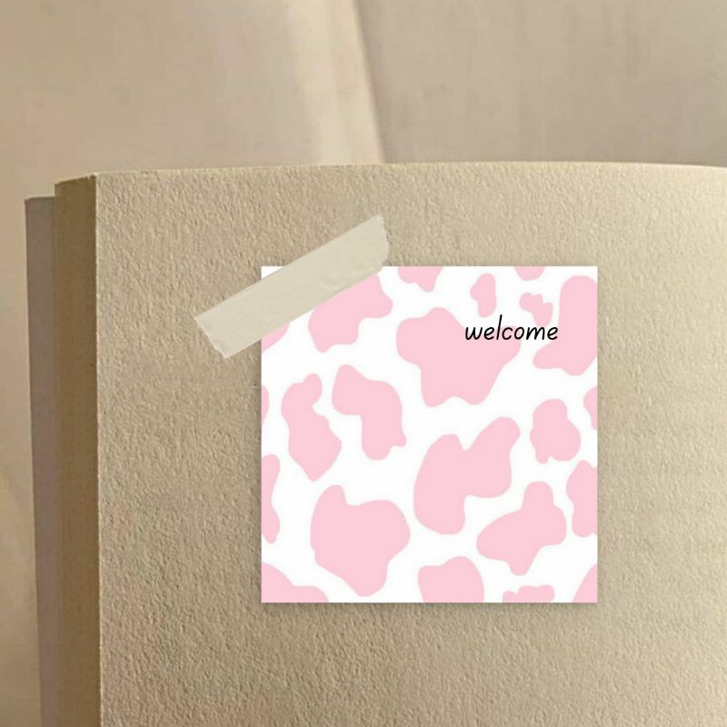 

NOTE PAD PASTEL MEMO PAD MOTIF AESTHETIC CATATAN KECIL UNTUK SCRAPBOOK