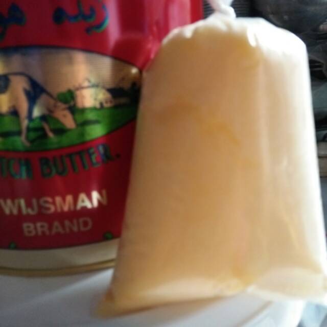 

DA Wysman Wisman Butter Asli Diecer 250gr Dari Kaleng 2.270gr