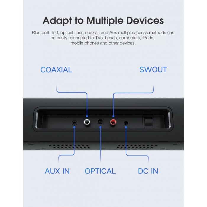 Mi Soundbar 2.1 Home Theater Subwoofer xiaomi Sound barSound System