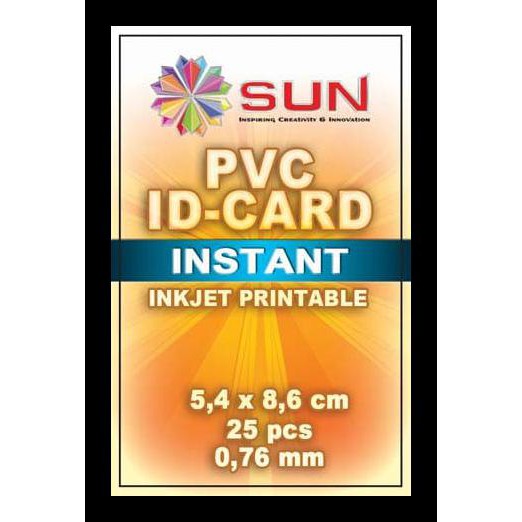 

Sun Kertas Pvc Instant - Pvc Id Card Instant 0,76 White (8.6 X 5.4 Cm) Terlengkap