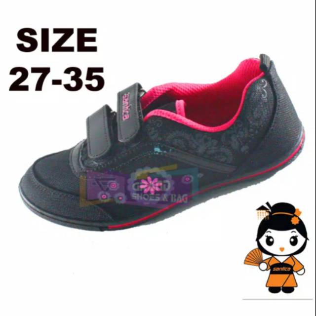 Sepatu santica akasi anak wnita/ sepatu sekolah anak wanita/