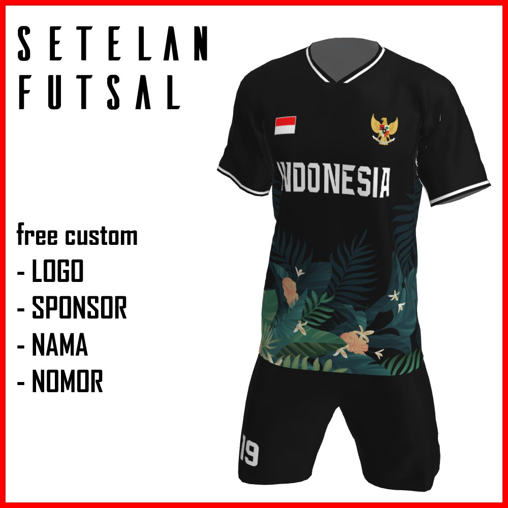 Bikin Jersey Futsal Custom Printing , Baju Kaos Jersey Setelan