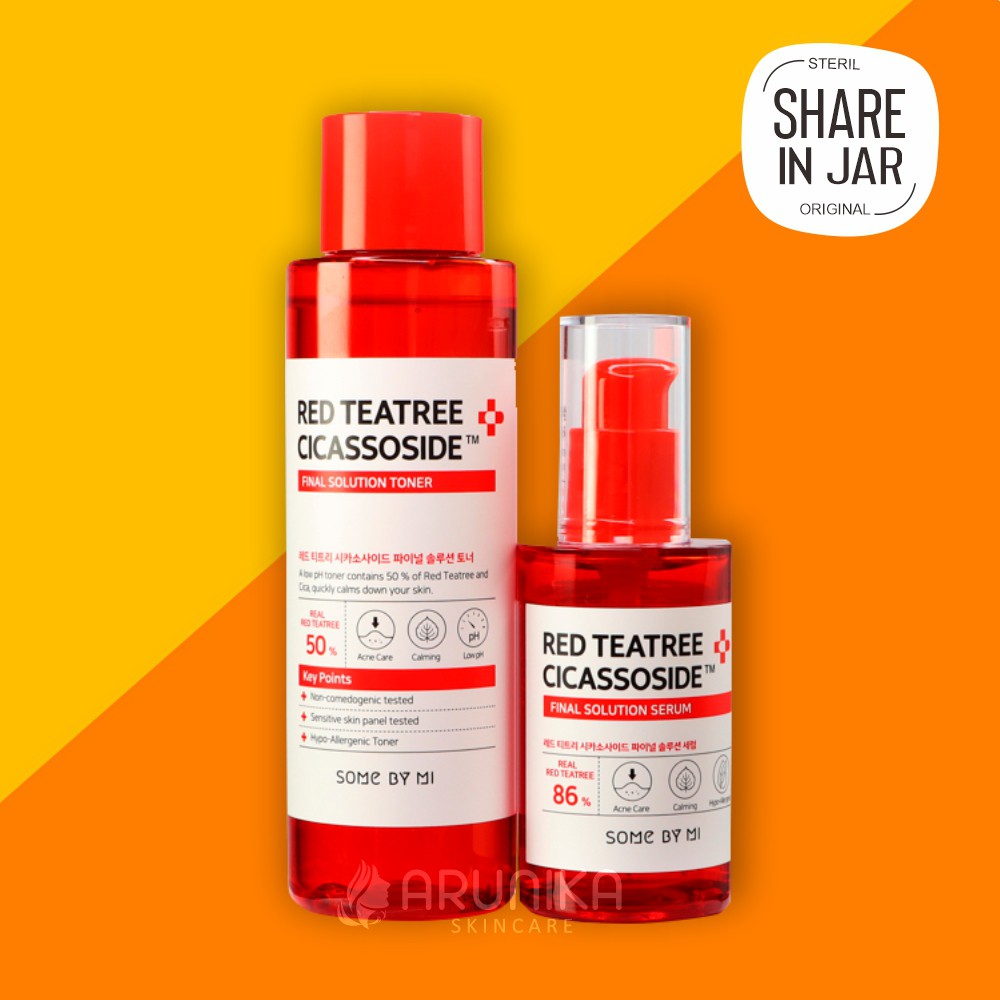 Bundle Some By Mi Red TeaTree Cicassoside Toner / Serum Share In Bottle