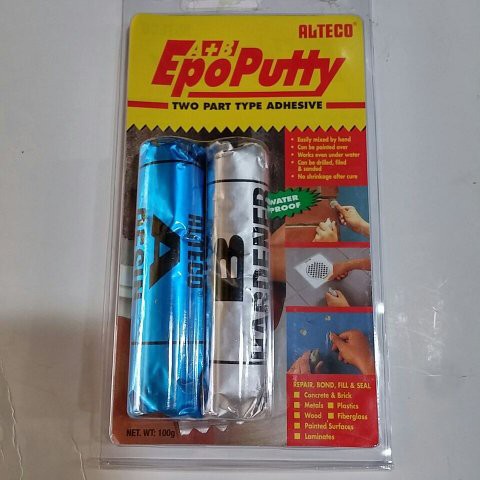 

Lem EPO PUTTY Dodol Porting Alteco Alteko Epoputi Beton Baja Power Glue