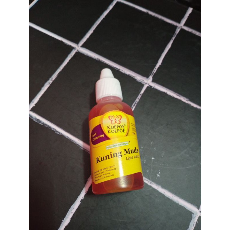 

pewarna kuning muda koepoe 30ml