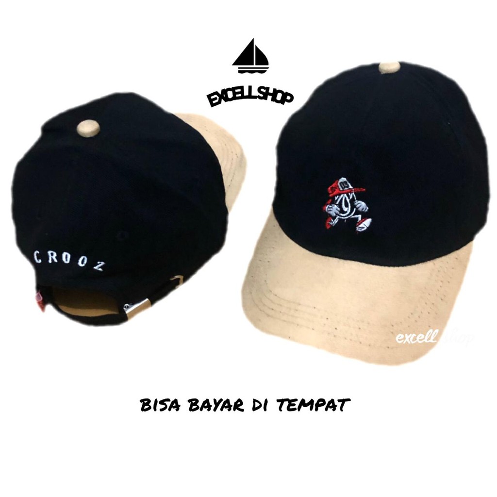 Topi Baseball CROOZ Distro Original clip besi terbaru Real pict