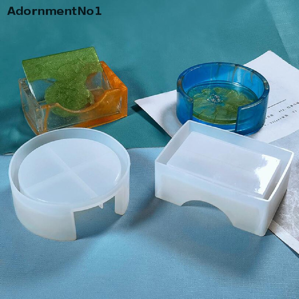 (AdornmentNo1) 5pcs Cetakan Epoxy Resin Bahan Silikon Untuk Kerajinan Tangan DIY