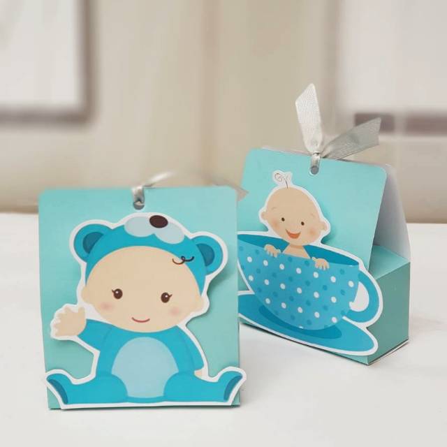 

Box Pipih Goodie Snack Box Baby Boy (minim 12pcs)