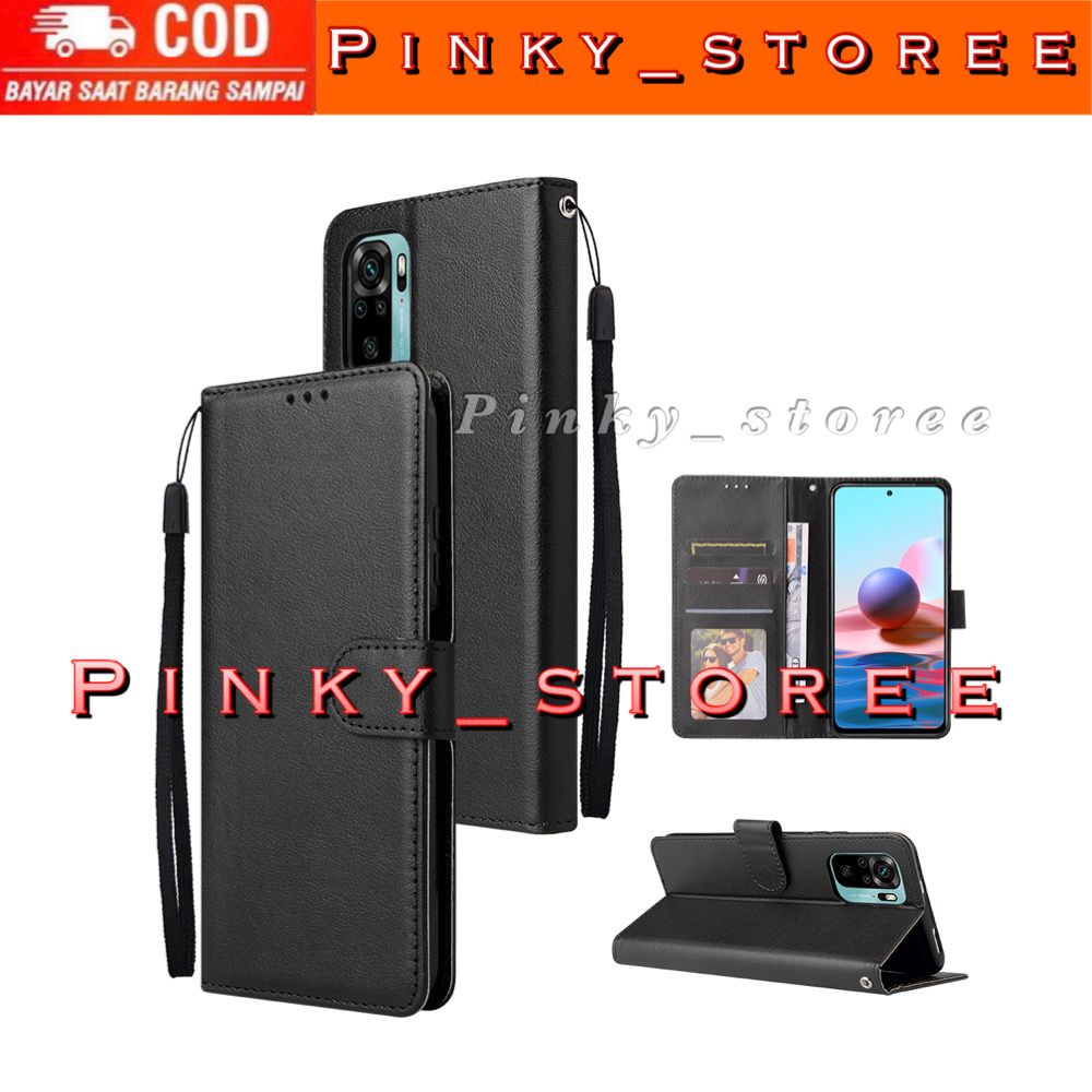 LEATHER FLIP CASE ASUS ZENFONE MAX PRO M1/ MAX PRO M2/ LEATHER FLIPCOVER CASE DOMPET HP BAHAN KULIT