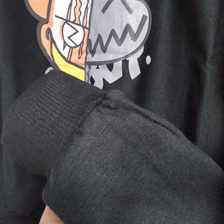 Crewneck Sweater Wanita Oversize Lucu Playcool Remaja Dewasa