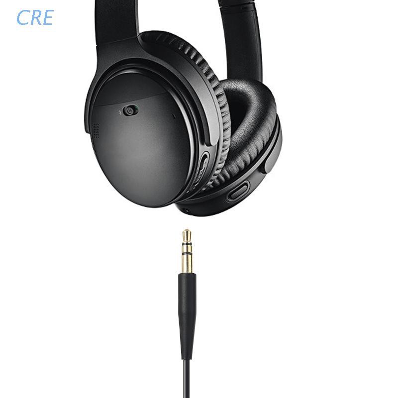 Cre Kabel Audio Pengganti 3.5mm Ke 2.5mm Untuk Headphone Bose Qc25 Qc35 Soundtrue / Link Oe2 / Oe2I