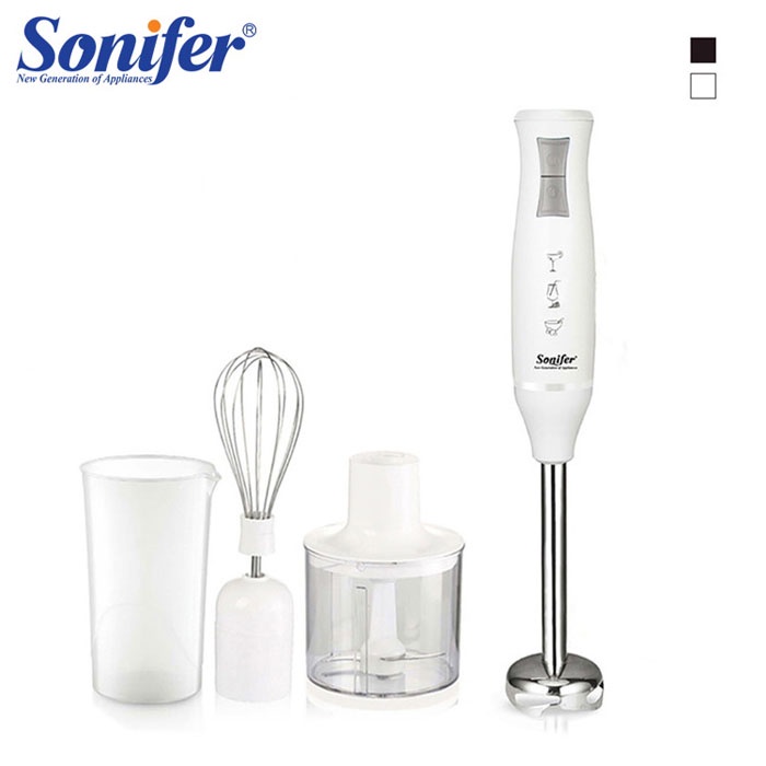 Sonifer Hand Blender Set 700ml Measuring Cup Chopper Whisker SF-8025