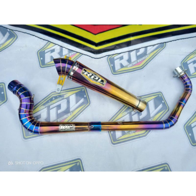 Knalpot kanan kobra Vixion Satria Fu Cbr Dll