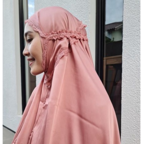 Mukena  Telakung Travelling Premium Silk Travel Dewasa Mukenah Terbaru Jumbo Mewah Kado Perempuan Alat Sholat Warna Soft