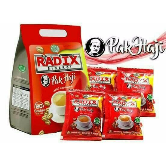 

Kopi Radix Pak Haji Original Eceran Sachet N49