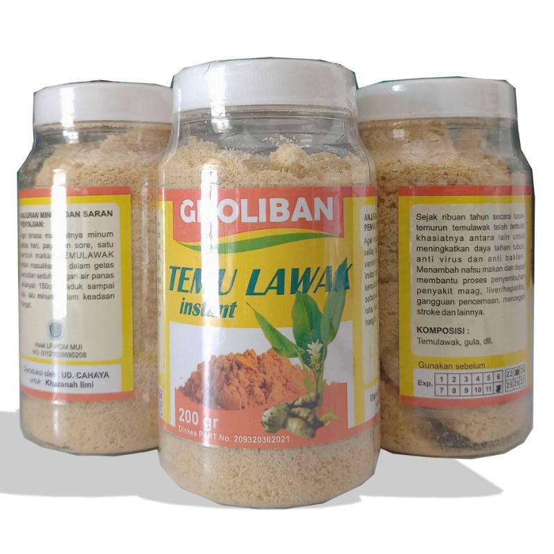 

Temu Lawak Gholiban 200 gr